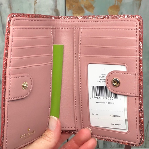 NWT Kate Spade Tellie seton drive dustpeony wallet - Picture 7 of 7